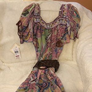 Ladies multicolored dress